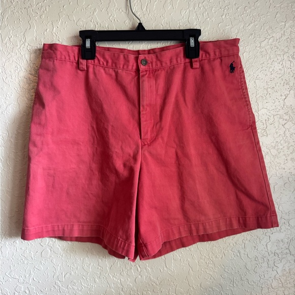 Ralph Lauren Pants - Ralph Lauren Sport Coral Shorts - Preppy Summer Casual Classic
